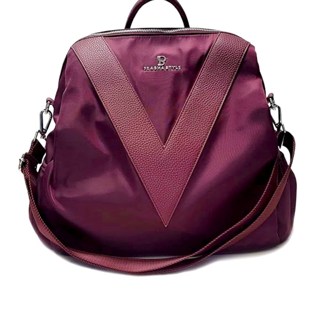 BNWOT- PS Pragma V-Style Convertible Backpack Purse (Purple Haze)